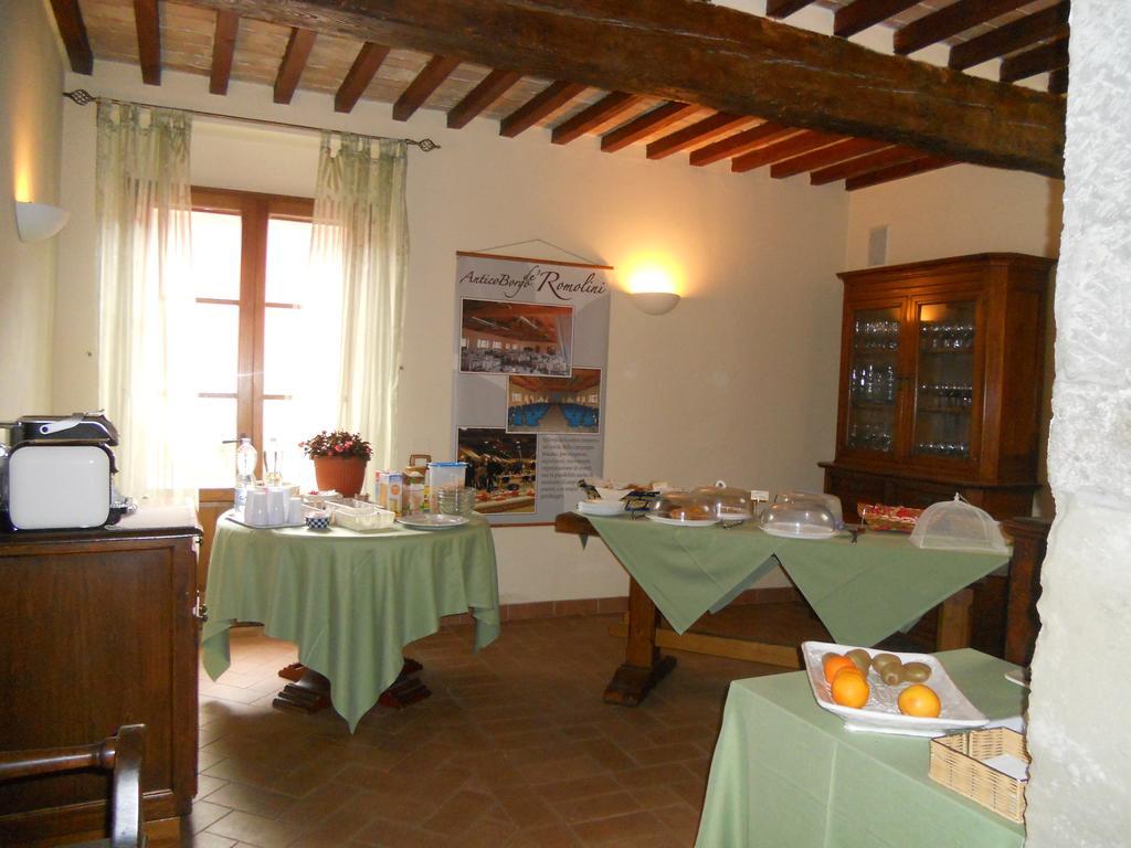 Vila Antico Borgo De Romolini Sansepolcro Exteriér fotografie